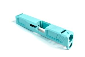 Gun Cuts Raider Glock 26 Slide, Robbins Egg Blue