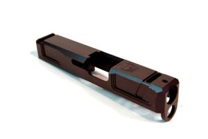 Gun Cuts Raider Glock 26 Slide, Black Cherry Bomb