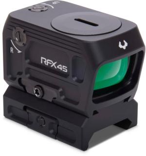 Viridian Weapon Technologies RFX45 Closed Emitter Green Dot Sight includes Low Mount, Black