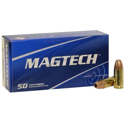 Magtech Sport Shooting 9mm Luger 115 Grain Jacketed Hollow Point Handgun Ammo 754908116010
