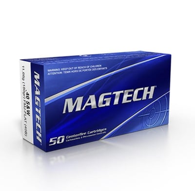 Magtech Ammunition 40 S&W 180 Grain Full Metal Jacket 1000 Rounds 40BC