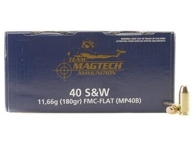 40 SW Magtech 180 FMJF MP40B