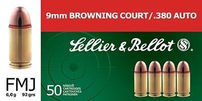 380 Auto Sellier & Bellot 92 FMJ SB380A