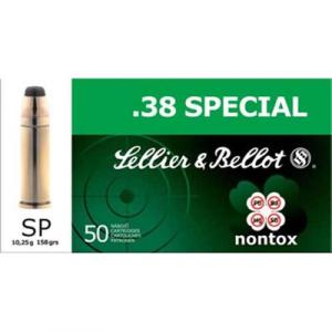 Sellier & Bellot Handgun Ammo - .38 Special - 158 grain - 50 Rounds - 925 fps