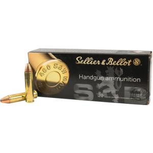 Sellier & Bellot .460 S&W Magnum Ammunition 255 Grain JHP 1759 fps 240 Rounds 754908506040