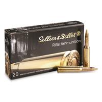 Sellier & Bellot Brass 7.62x54mmR 180 Grain FMJ 20 Round Box - SB76254RA