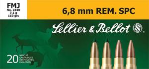 Sellier & Bellot, 6.8mm Remington SPC, FMJ, 110 Grain, 20 Rounds SB68C