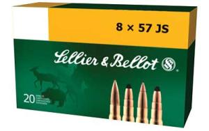 Sellier & Bellot SB857JSB Rifle  8x57mm JS 196 gr Soft Point Cut-Through Edge (SPCE) 20 Bx/ 20 Cs