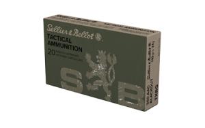 Sellier & Bellot eXergy Blue Rifle Ammunition .300 Blackout 110gr 2215 fps 20/ct 