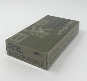 Sellier  Bellot Tactical 7.62x51 147 Grain FMJ  20 Rounds
