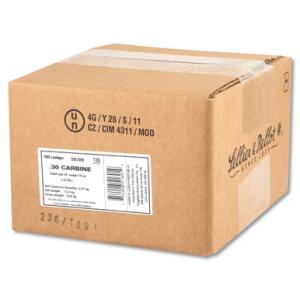 Sellier & Bellot .30 Carbine Ammunition 110 Grain JSP 1000 Rounds 754908516919
