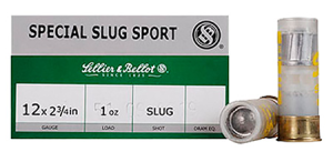 Sellier & Bellot - Olympic Class Shooting - 12 Gauge - Slug - 2.75" - 1 oz. - 1345 FPS - 25