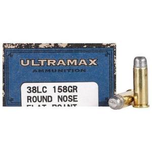 Ultramax Cowboy .38 LC 158 Grain Lead RNFP 20 Round Box [FC-755104000387]