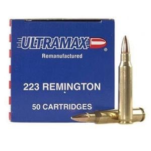 Ultramax Remanufactured Ammunition 223 Remington 55 Grain Soft Point Case of 1000 Rounds