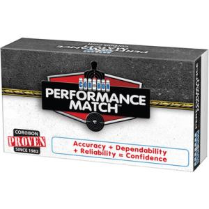 CorBon Performance Match .300 Blackout Ammo 220 Grain HPBT Subsonic 1040 fps 20 Rounds