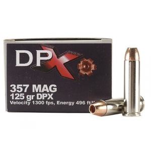 Cor-bon Handgun Ammunition .357 Mag 125 gr DPX 1300 fps 20/box