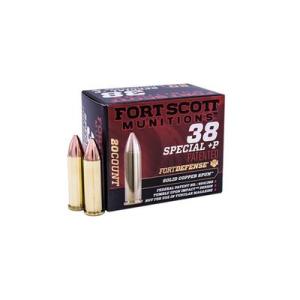 Fort Scott Munitions 38 Special +P 81 Grain Centerfire Pistol Ammunition 20 Rounds 38+P-081-SCV