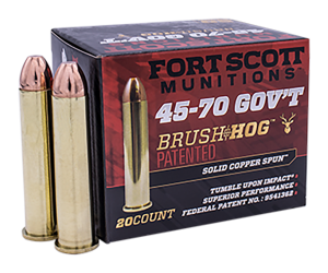 Fort Scott Munitions 45-70 GOVERNMENT 300 Grain Centerfire Rifle Ammunition 20 Rounds 4570-300-SCV1 758381721624-0