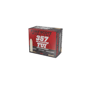 Fort Scott Munitions 357 MAGNUM 125 Grain Centerfire Pistol Ammunition 20 Rounds 357MAG-125-SCV 