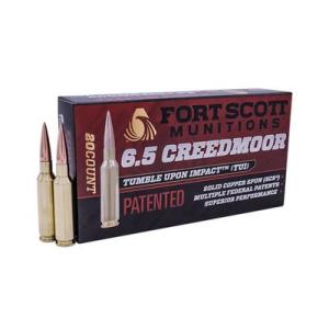 Fort Scott Munitions 6.5 CREEDMOOR 130 Grain Centerfire Rifle Ammunition 20 Rounds 65CM-130-SCV2