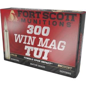 Fort Scott Munitions 300 Win Mag 175gr TUI (FS300WM175_TBU)