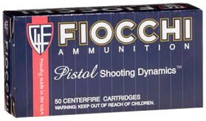 Fiocchi Shooting Dynamics, .357 Magnum, JHP, 148 Grain, 50 Rounds 357E
