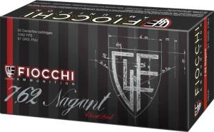 Fiocchi Specialty Classic Handgun Ammo - Metal Case (FMJ) - 7.62X38mm - 97 Grain - 50 Rounds 