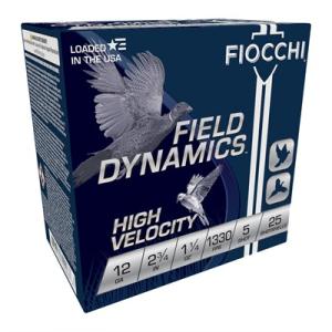 Fiocchi High-Velocity Shotshells - 12 Gauge - 5 - 25 Rounds - 2.75" 12HV5