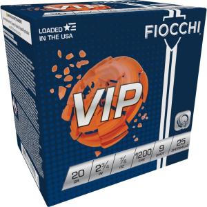 Fiocchi Exacta Sub Gauge Target Load Shotshells - 20 Gauge - 9 - 25 Rounds - 1200 fps