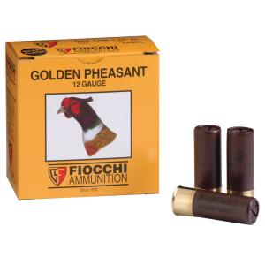 Fiocchi Golden Pheasant, 12 Gauge, 2 3/4" Shells, 1 3/8 oz., 25 Rounds 12GP6