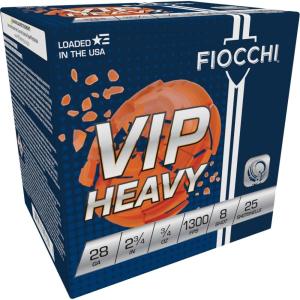 Fiocchi Exacta Sub Gauge Target Load Shotshells - 28 Gauge - 8 - 25 Rounds - 1300 fps