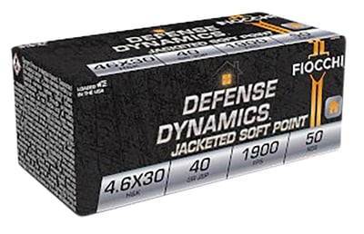Fiocchi Exacta Sierra MatchKing 4.6x30 Heckler & Koch 40 Grain Centerfire Rifle Ammo 762344706085