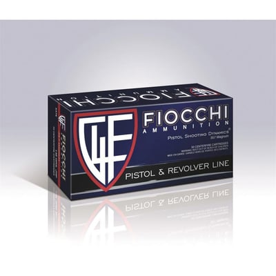 Fiocchi Shooting Dynamics Handgun Ammo - .357 Mag - 148 Grain - 50 Rounds 