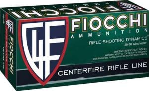 Fiocchi Shooting Dynamics Centerfire Rifle Ammo - .30-30 Winchester - 170 Grain - 20 Rounds 3030C