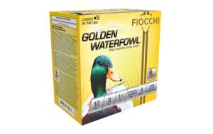 Fiocchi Golden Waterfowl 12ga 3'''' 1-1/4oz #4 25/Bx