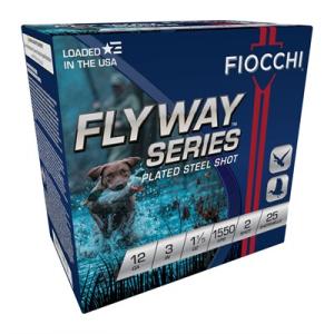 Fiocchi 34 Speed Steel Ammunition 12 Gauge 3" 1-1/5 oz #2 Non-Toxic Plated Steel Shot Box of 25 123ST152