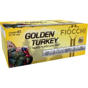 Fiocchi GLDN TRKY NIKL PLTD 20G 3" 1 1/4OZ