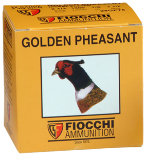 Fiocchi Golden Pheasant Load Shotshells - 20 Gauge - #5 Shot - 250 Rounds 