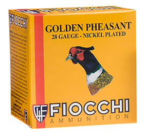 Fiocchi Golden Pheasant Load Shotshells - 28 Gauge - #6 Shot - 250 Rounds 