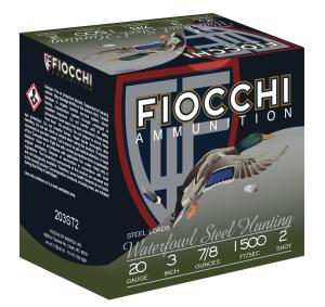 Fiocchi 203ST2 Speed Steel 20 Gauge 3" 7/8 oz 2 Shot 25 Bx/ 10 Cs
