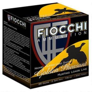 Fiocchi Golden Pheasant 28 Gauge Shotshell 250 Rounds 2 3/4" #5 Lead Shot 7/8oz 28GP5 