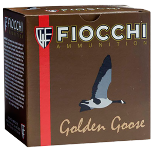 Fiocchi Golden Goose Ammunition 12 Gauge 3-1/2" 1-5/8 oz #2 Non-Toxic Steel Shot Case of 250 (10 Boxes of 25) 