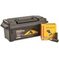 Fiocchi Golden Pheasant Load Shotshells with Plano Ammo Can - 12 Gauge - #6 Shot - 25 Rounds - 1485 fps