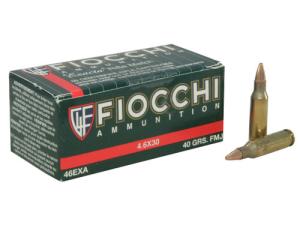 Fiocchi 4.6x30 H&K, 40gr, Full Metal Jacket, 1000rd Case