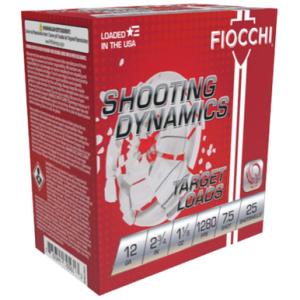Fiocchi Shooting Dynamics 12 Gauge Shotshell 2-3/4" #7.5 Lead 1-1/8 oz 