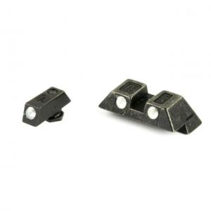 Glock 17/19/22/23/26/27/33/34/35/37/38/39 6.5MM Green Dot Steel Night Sight Set