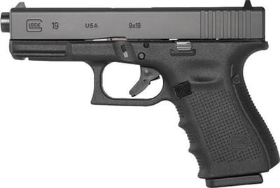 Glock 19 Gen 5 9mm Luger FS Threaded BBL 15-Shot Black
