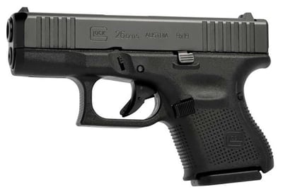 Glock 26 Gen 5 9mm Luger FS 10-Shot Black Front Serrations
