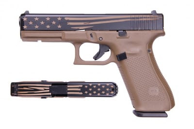 Glock 17 Gen 5 Distressed Flag 9mm PA1750203DEDF