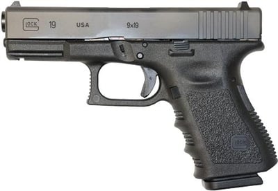 Glock 19 G-GUN FS 15-SHOT BLACK US MFG 9mm 764503913181